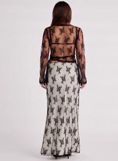 SNDYS Printed High Waist Skirt  - Image 2