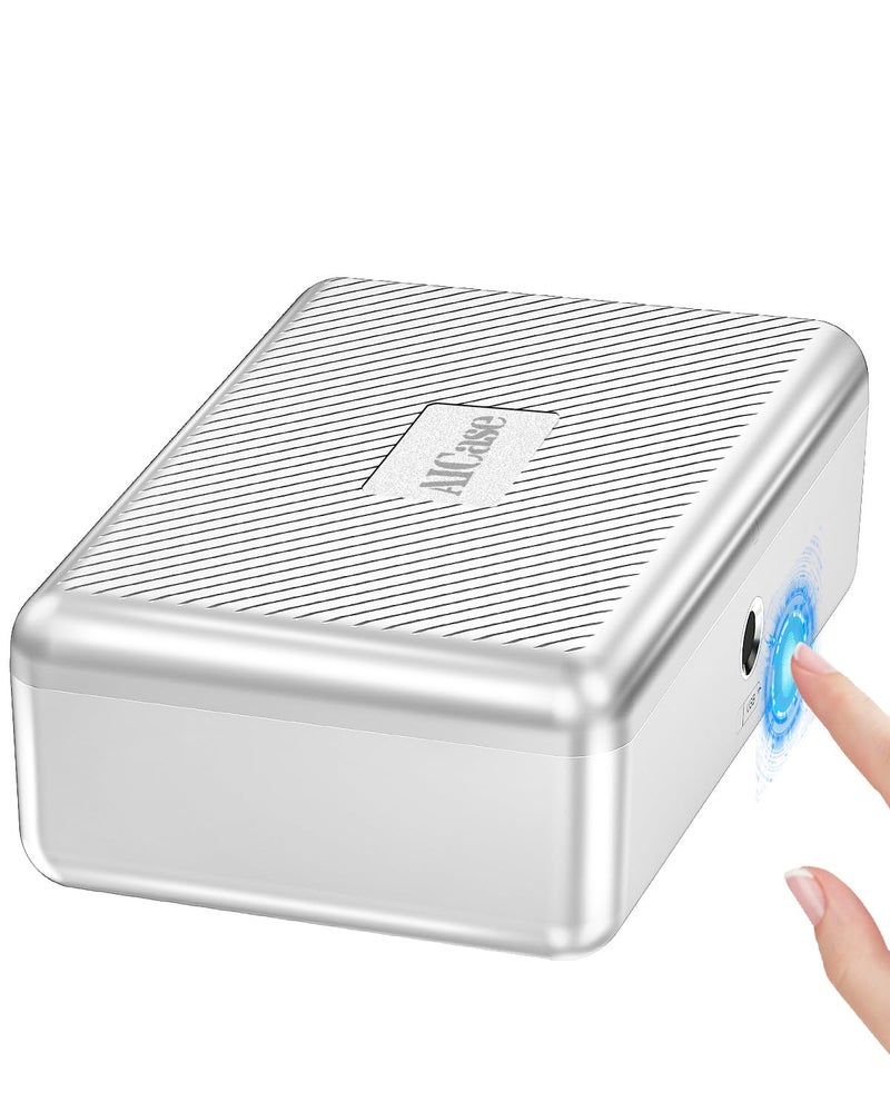AICase Biometric Fingerprint Storage Box Portable Money Jewelry Combination Lock for Car Home Office Travel - Image 2