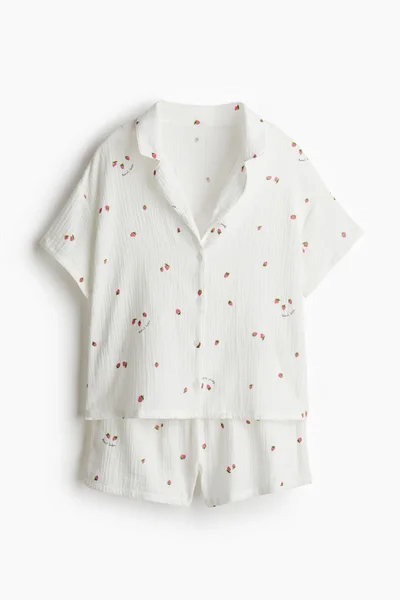 H&M Cotton muslin pyjamas
