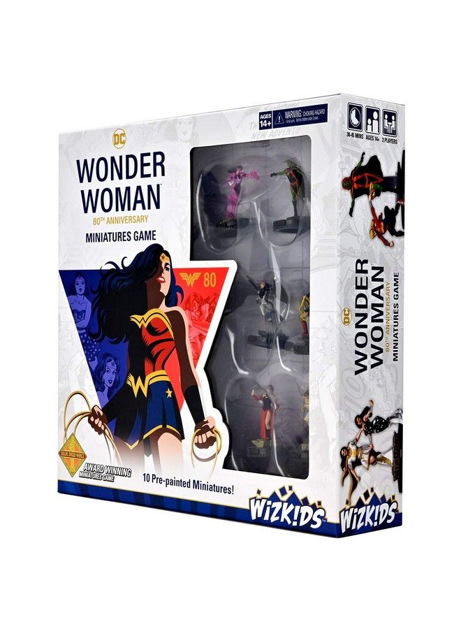 WiZKiDS Dc Comics Heroclix: Wonder Woman 80Th Anniversary Miniatures Game - Image 1