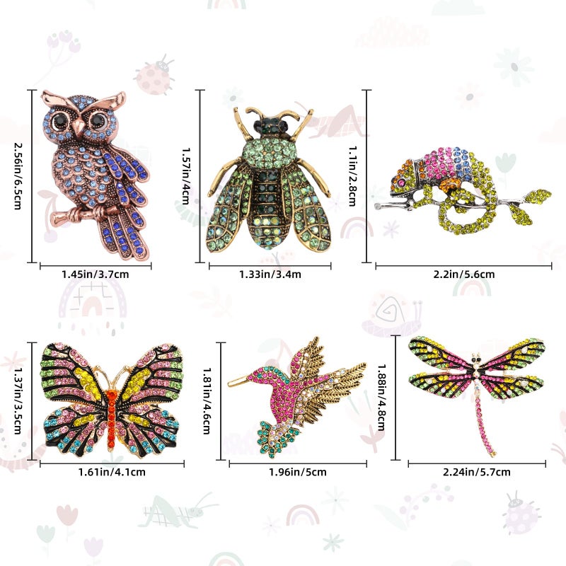 Gallipower 8Pcs Brooches and Pins for Women,Pin Brooches Bulk Set,Decorative Pins,Jewelry Brooches Pins Decorations for Women Girls - Image 2