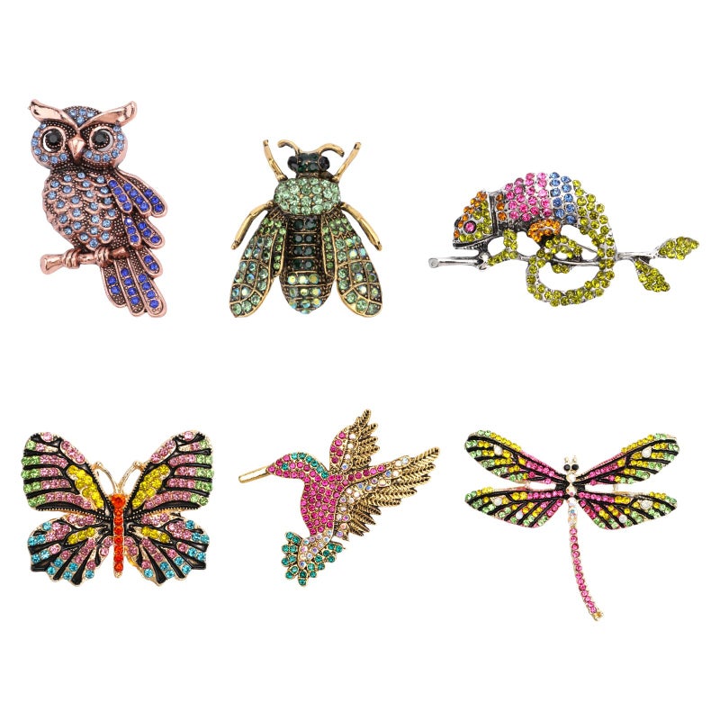 Gallipower 8Pcs Brooches and Pins for Women,Pin Brooches Bulk Set,Decorative Pins,Jewelry Brooches Pins Decorations for Women Girls - Image 1