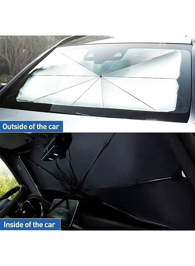 Foldable Sunshade Umbrella Cover For Car - Image 4