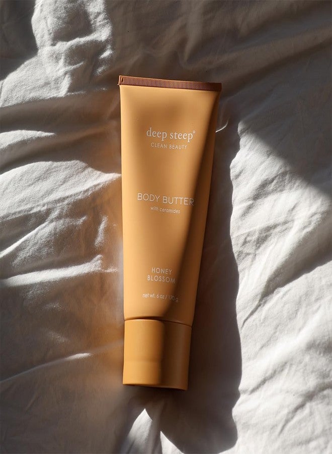 Deep Steep Body Butter with Ceramides for Intense Moisture 6oz (6 Ounces (Pack of 1), Honey Blossom) - Image 4