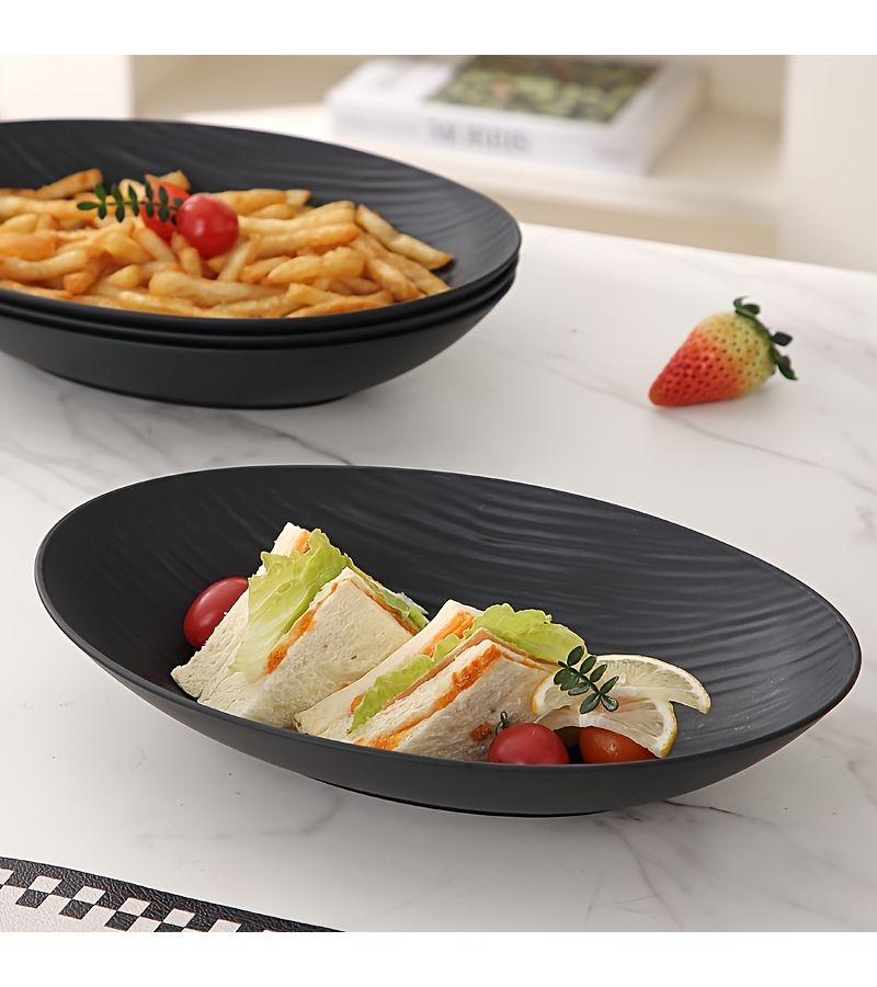 1 Pc Large Plastic Salad Bowl Stackable Non Slip Kitchenware Set for Salads Grains Snacks Soups and Main Dishes in Home Kitchens Restaurants Parties or Outdoor Events - Image 5