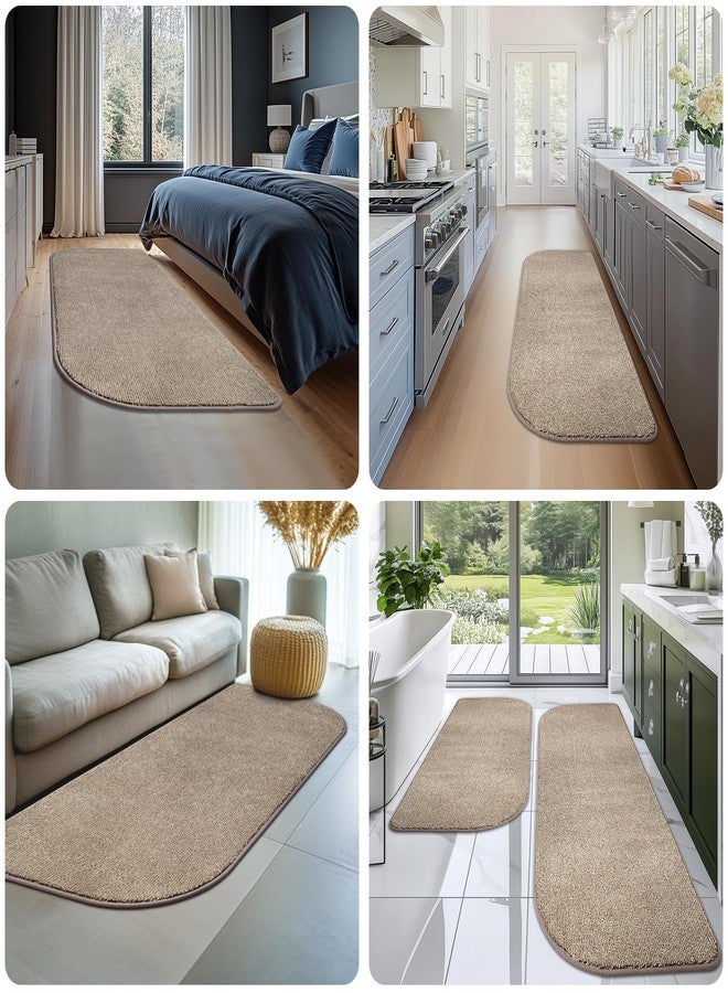DOMUSTEX Washable Kitchen Rugs Set of 2 (24" x 35.5" + 24" x 59"), Non Slip Kitchen Mats for Floor, Absorbent Indoor Entryway Runner Rugs for Laundry, Bathroom, Door, Bedroom (Roll Packing) - Image 5