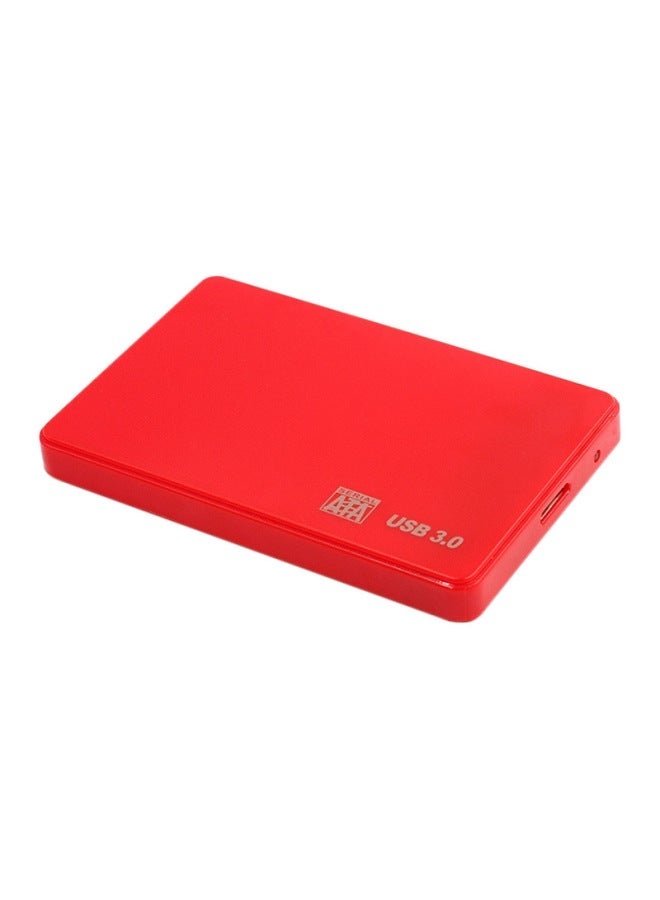 2.5 Inch Tool-free Mobile Hard Disk Box USB3.0 To SATA Solid State SSD Mechanical Notebook Serial Box-Color:Red  - Image 1