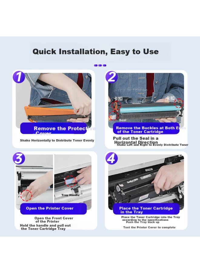 Befon Crg054H Cyan Toner Cartridge Compatible With Canon Mf643Cdw, Lbp621Cw, Mf641Cw, Mf645Cx, Lbp623Cdn, Mf642Cdw Printers - Image 3