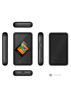 porodo Portable Router CAT4 V2 / 4G / LTE High-Speed Pocket Router / Connect Up To 10 Devices /40M Signal Distance /Secure Connection/ Travel Friendly - Black  - Image 5