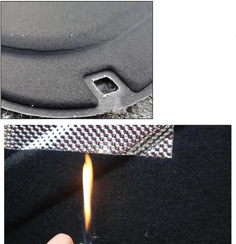 QASULER Front Hood Engine Sound Insulation Pad for VW Jetta VS5 2019 - Image 5