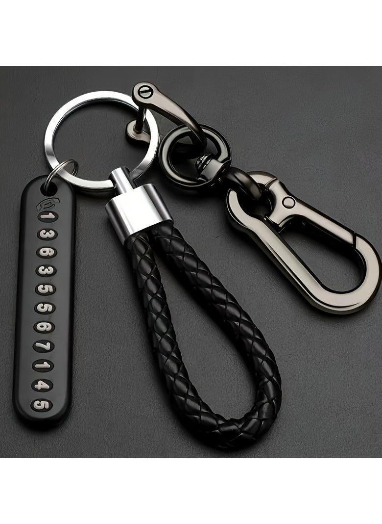 Generic Anti-Loss Car Key Chain&Fancy And Practical Key Chain-You Can Retrieve Lost Keys By The Phone Number Label  - Image 1