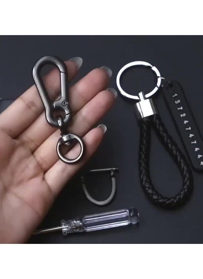 Generic Anti-Loss Car Key Chain&Fancy And Practical Key Chain-You Can Retrieve Lost Keys By The Phone Number Label  - Image 2