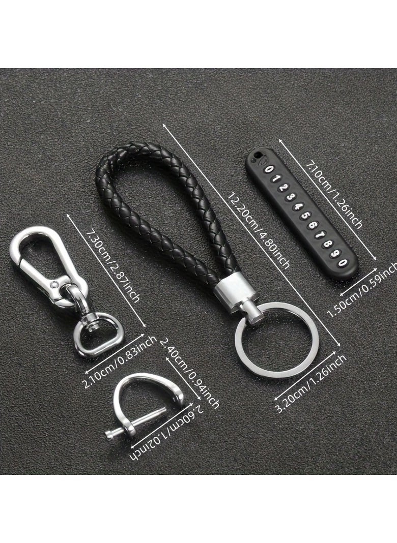 Generic Anti-Loss Car Key Chain&Fancy And Practical Key Chain-You Can Retrieve Lost Keys By The Phone Number Label  - Image 4