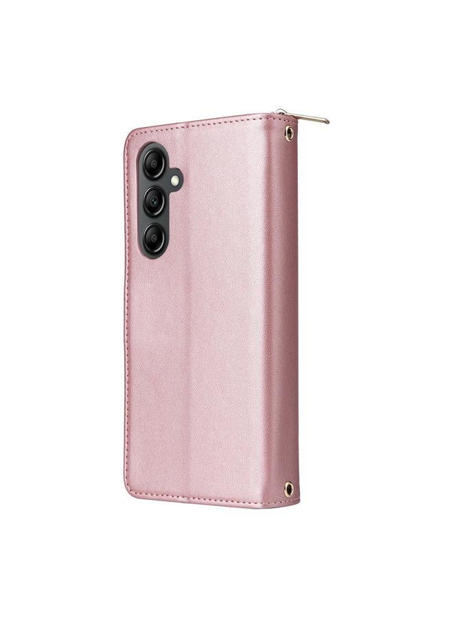 S-TOP Case For Samsung Galaxy A26 Nine-card Slots Zipper Wallet Bag Leather Phone Case - Image 3