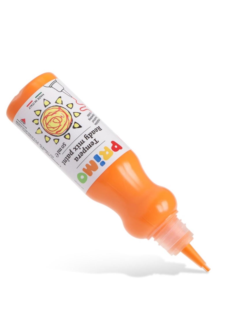 PRIMO Tempera Paint Bottle, 50ml, Orange, Non-Toxic, Convenient, for Artists by Primo - Image 3