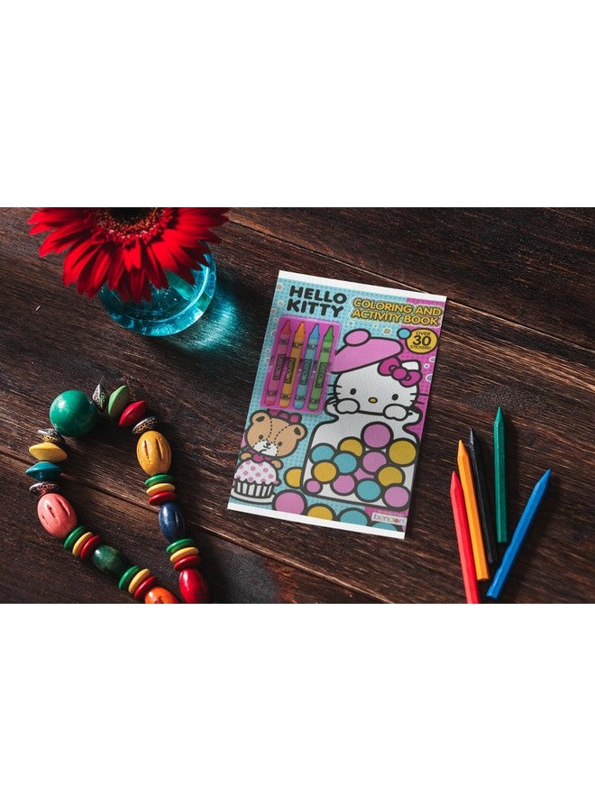 Bendon Bendon Hello Kitty Coloring Book | Hello Kitty Activity Book with 4 Crayons | Kawaii Kitty | 30 Stickers | Officially Licensed - Image 5