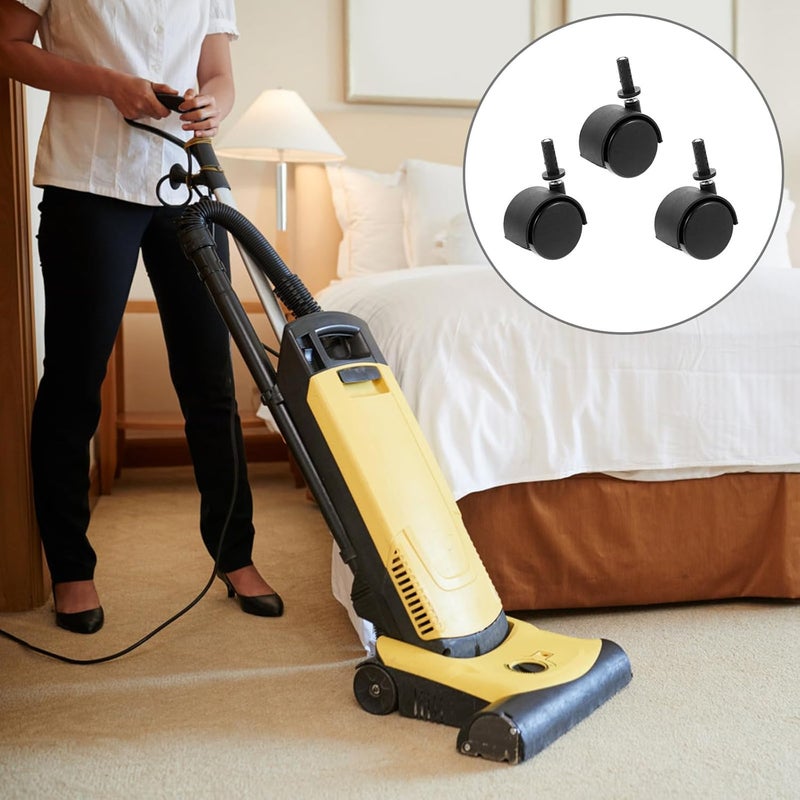 3 قطع من عجلات المكانس الكهربائية الدوارة منخفضة الضوضاء مقاس 40 مم لعجلات الأثاث للاستخدام الصناعي والسكني - Image 5