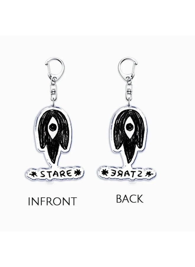 Generic Hot Omori Game Keychain for Accessories Bag Basil Kel Hero Aubrey Omocat Sunny Key Chain Ring Keyring Jewelry Fans Friends Gifts-Color:11-Ships From:CHINA  - Image 5