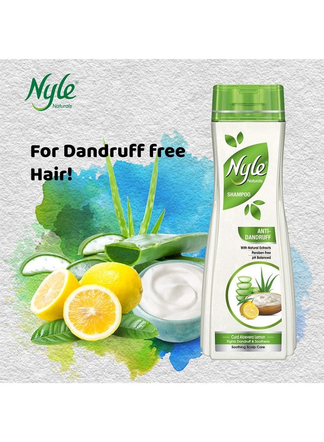 Nyle Naturals Anti Dandruff Shampoo With Lemon And Curd Gentle And Soft Shampoo Ph Balanced And Paraben Free For Men And Women 800Ml - Image 3