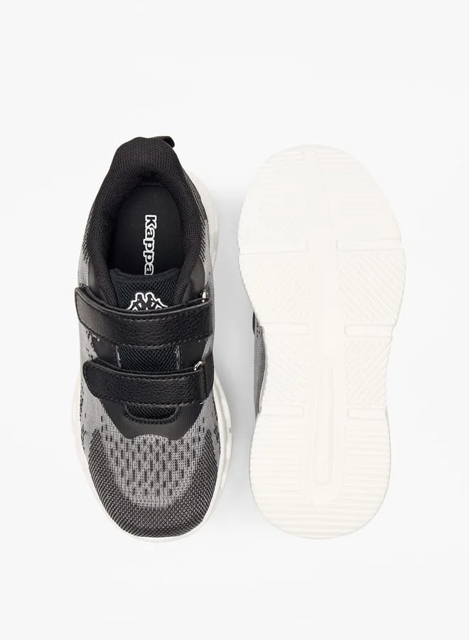 Kappa Boys' Logo Detail Sports Shoes with Hook and Loop Closure