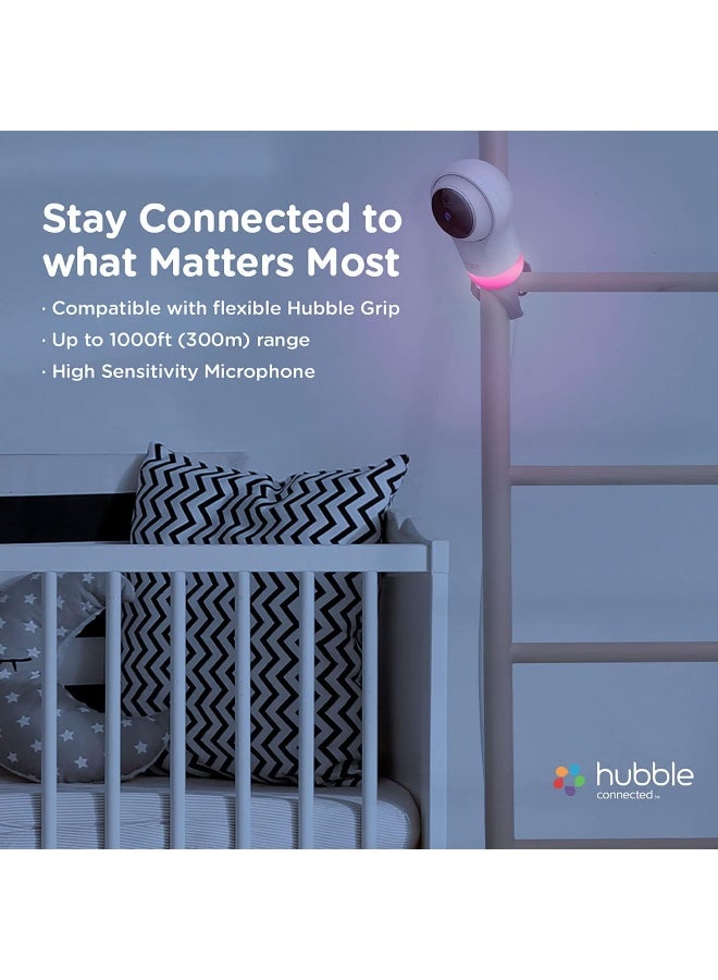هابل متصل Hubble Connected Smart HD Baby Monitor w/ Night Light - Image 5