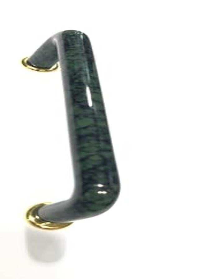 Kitchen And Cabinet Handle, Dark Green Color With Black, Plastic Material, Brass Base, Brass Handle, Made In Taiwan, Length 10.4 Cm, Considered 104 Mm - Image 3