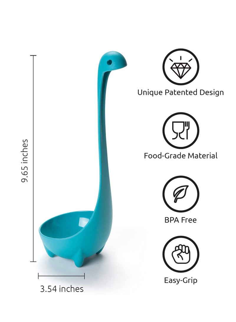 SYOSI Long Handle Spoon, Kitchen Supplies Dinosaur Spoons Soup Loch Ness Ladle, High Temperature Resistant, Easy to Clean, Non-Toxic Odorless, Safety material, for Kitchen Cooking Gadgets - Image 3