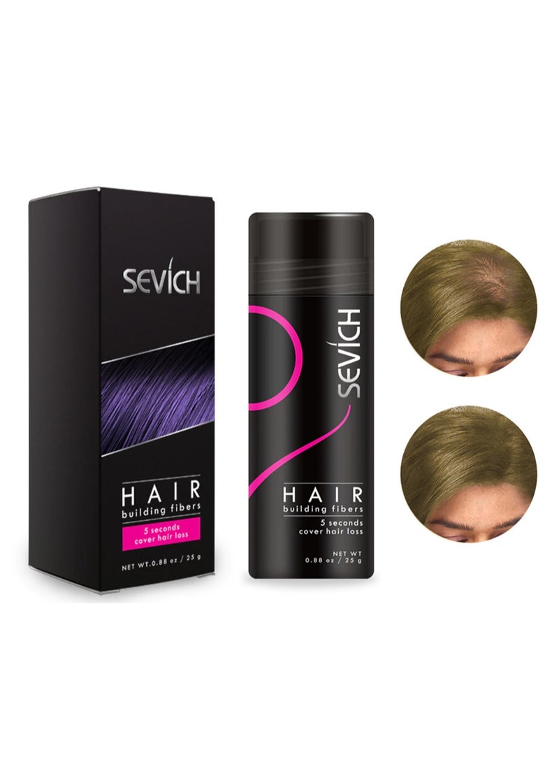 Sevich Hair Building Fibers, Natural Concealing Hair Building Fiber, Keratin Thicker Anti Hairs Loss Thickening Fiber Powders For Hair Growth Thickness And Styling, (1pc, Blonde) - Image 1