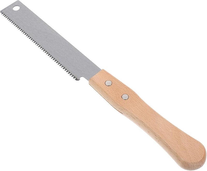Japanese Pull Saw Fine Teeth Compact Woodworking DIY Sharp Control Crafting Camping - Image 1