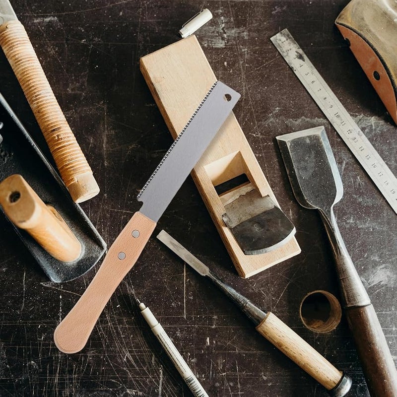 Japanese Pull Saw Fine Teeth Compact Woodworking DIY Sharp Control Crafting Camping - Image 5