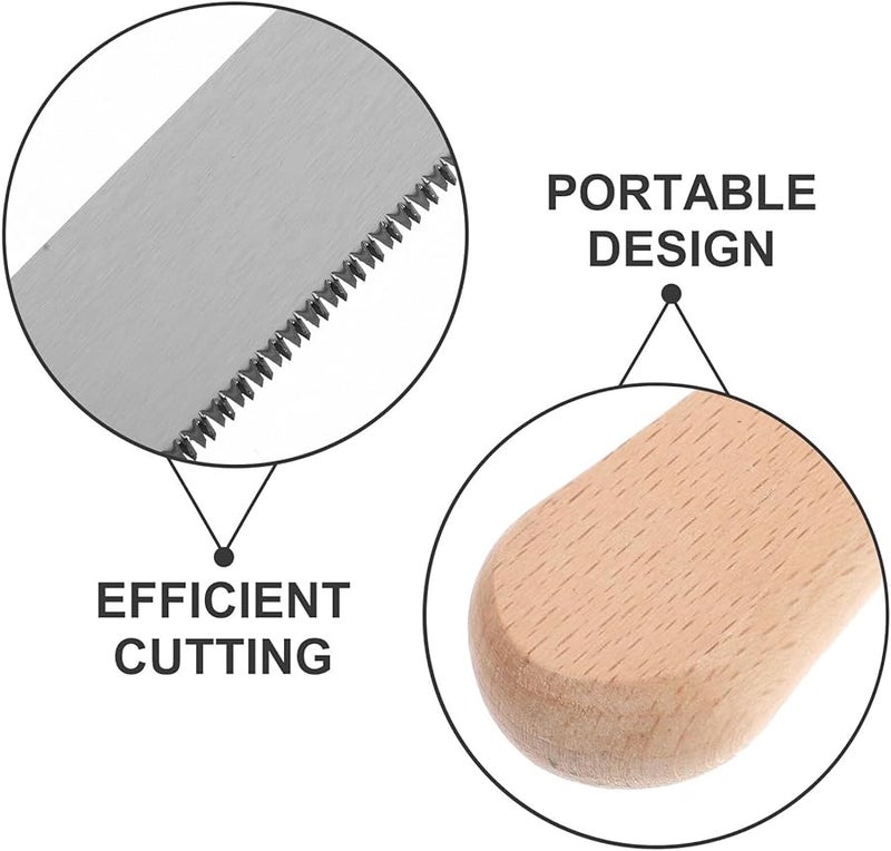 Japanese Pull Saw Fine Teeth Compact Woodworking DIY Sharp Control Crafting Camping - Image 4