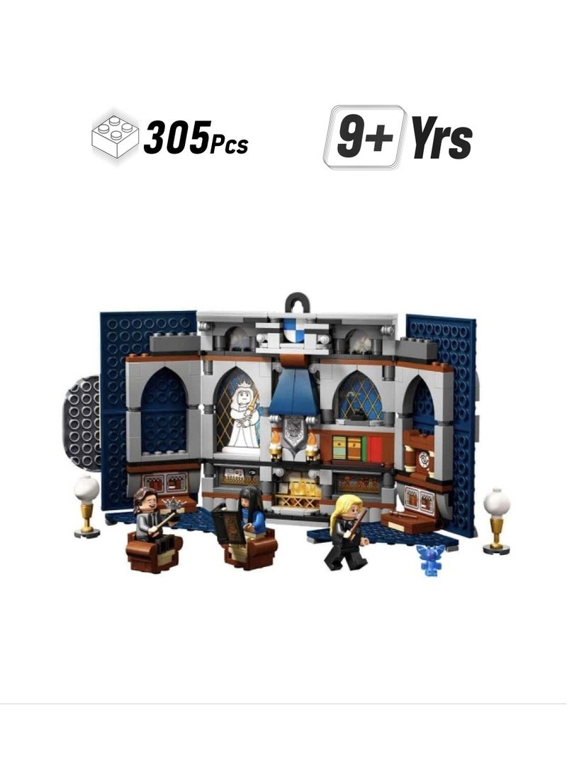 LEGO LEGO 76411 Harry Potter Ravenclaw House Banner, Hogwarts Castle Common Room Toy or Wall Display with Luna Lovegood Minifigure, Collectible Travel Toys  - Image 1