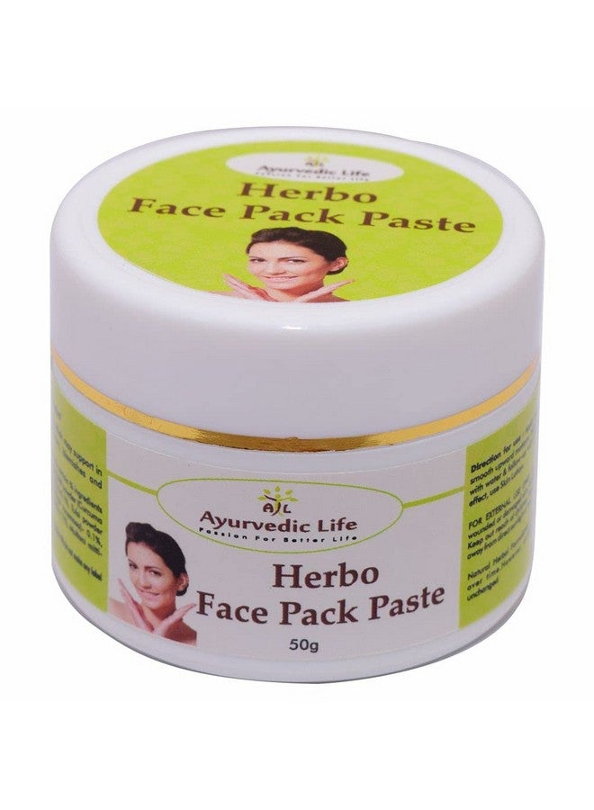 AL Ayurvedic Life Herbo Face Pack Paste 50G, 1 Count - Image 1