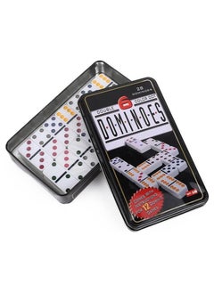 Dominoes Double Six Color Dot Dominoes Standard Set of 28 Tiles with Tin Storage Case Classic Numbers Game Set Travel Game Set 2 to 4 Players - pzsku/Z33905672E96868579185Z/45/_/1697824360/52c05067-4bac-423b-bb85-d79e614f2429