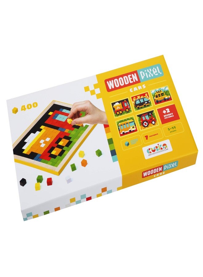 كيوبيكا سيارات فسيفساء من البكسلات الخشبية - Image 2