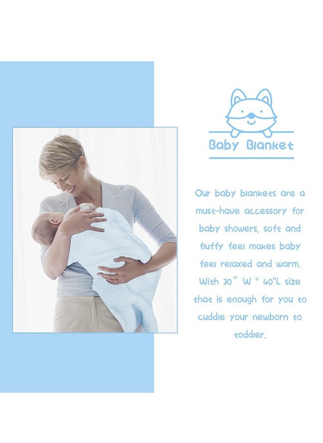 NNEWVANTE Baby Gift Basket, Newborn Gift Set with Baby Rattle, Newborn Baby Gift Set, Newborn Baby Gifts, Medium Baby Gift Basket Kit for Expecting Moms(BLUE)  - Image 2