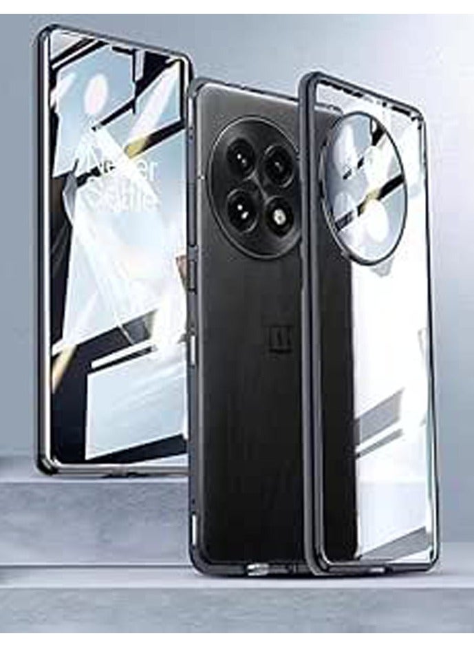 Double-sided Glass Phone Case Compatible with OnePlus 13 5G Magnetic Case 360° Full Protection Back Cover For OnePlus 13 - Image 1