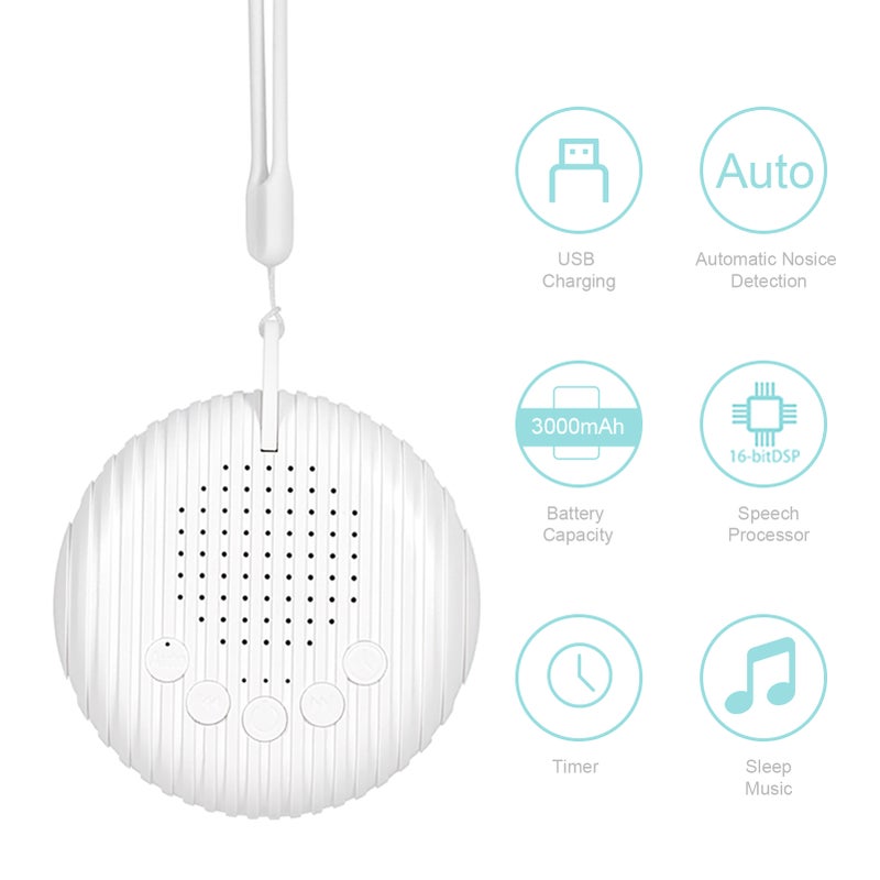 Q3 Portable Baby Sleep Machine Home Office Mini Sleep Therapy Relaxing White Noise Machine - Image 1