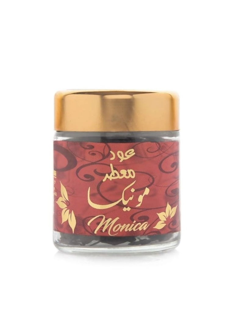 Banafa Monica Perfumed Oud 50gm - Image 2