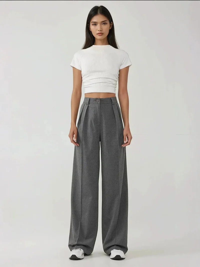 HICCUP High Waist Palazzo Wide Leg Pants