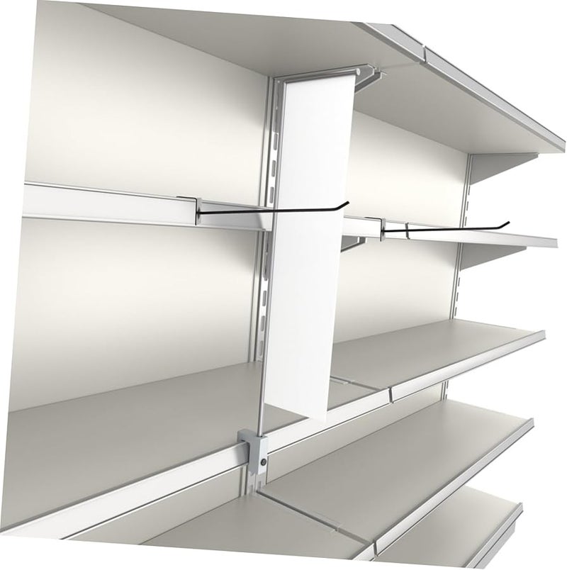 خطافات حائطية ثقيلة 10 قطع للبيع بالتجزئة في محلات السوبر ماركت لتعليق الرفوف - Image 5