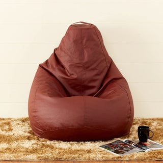 Home Centre Flabby Tan Faux Leather Bean Bag - pzsku/Z3390DA90165A7834AFF1Z/45/1748264275/89693980-f18f-4ffe-b6bd-3650e3980944