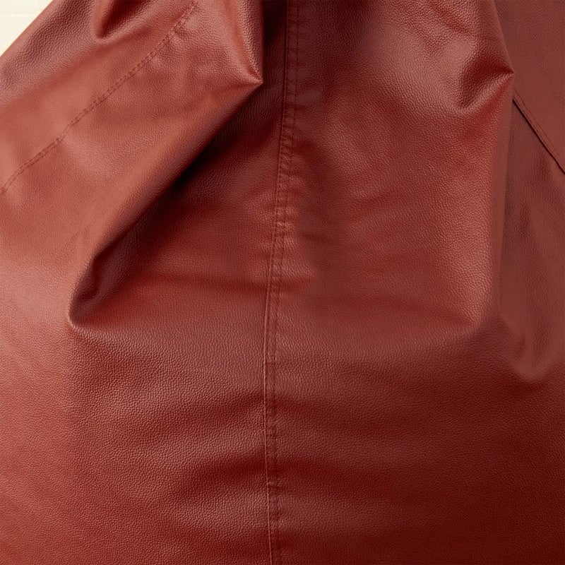 Home Centre Flabby Tan Faux Leather Bean Bag