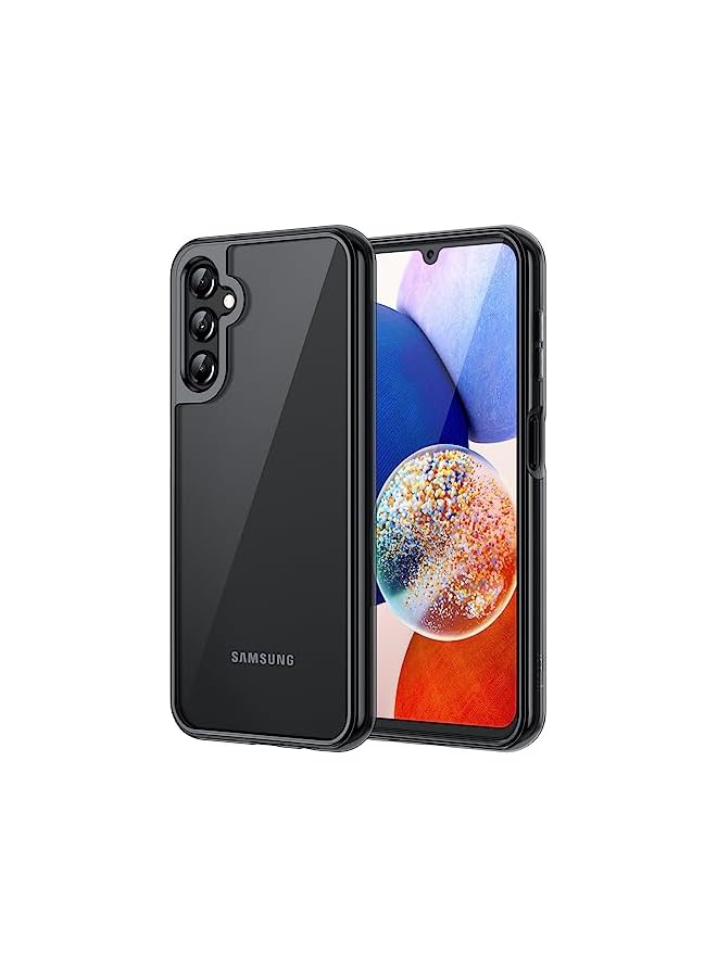 JETech Case for Samsung Galaxy A14 4G/5G 6.6-Inch, Non-Yellowing Shockproof Bumper Protective Phone Cover, Anti-Scratch Hard PC Back (Black) - Image 1