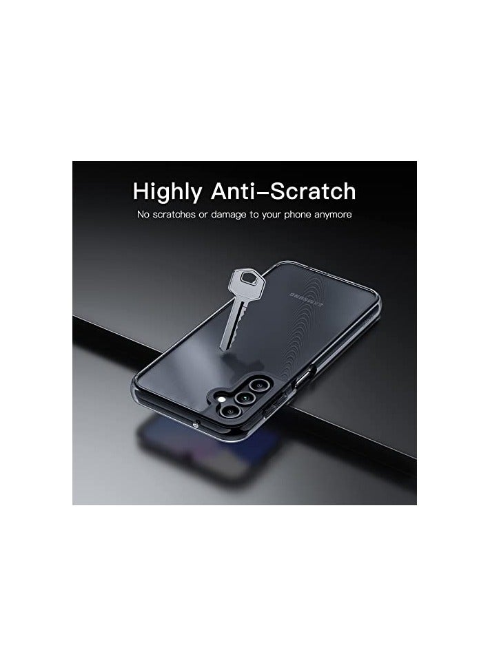 JETech Case for Samsung Galaxy A14 4G/5G 6.6-Inch, Non-Yellowing Shockproof Bumper Protective Phone Cover, Anti-Scratch Hard PC Back (Black) - Image 2