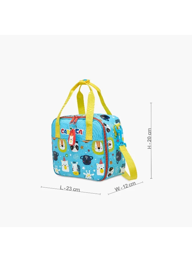 كاريوكا Lunch Bag-Animal-5.5L-1Cmprt-Sustainable (Rpet ) Blue \ 20X23X12