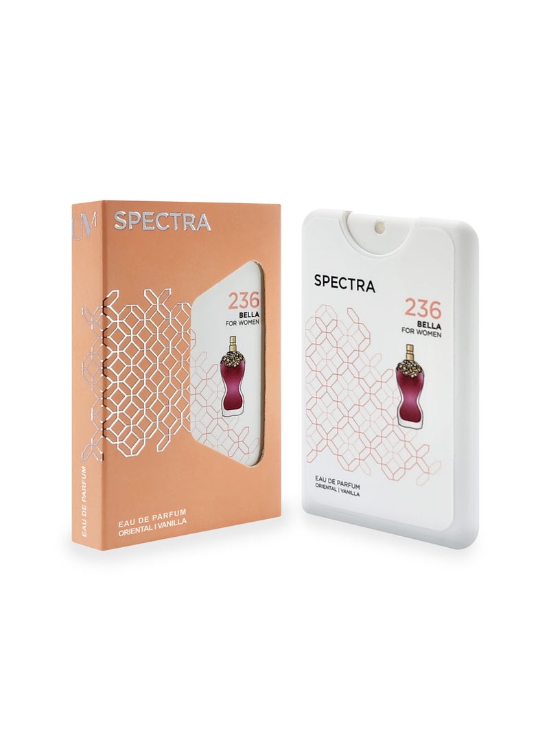 سبكترا بوكيت 236 عطر بيلا او دي بارفيوم للنساء - 18مل - Image 1