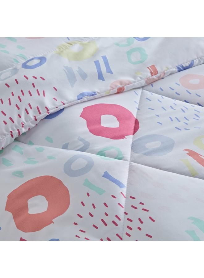 Home Box Nora Regina Twin Microfibre Reversible Comforter - 160x220 cm  - Image 4