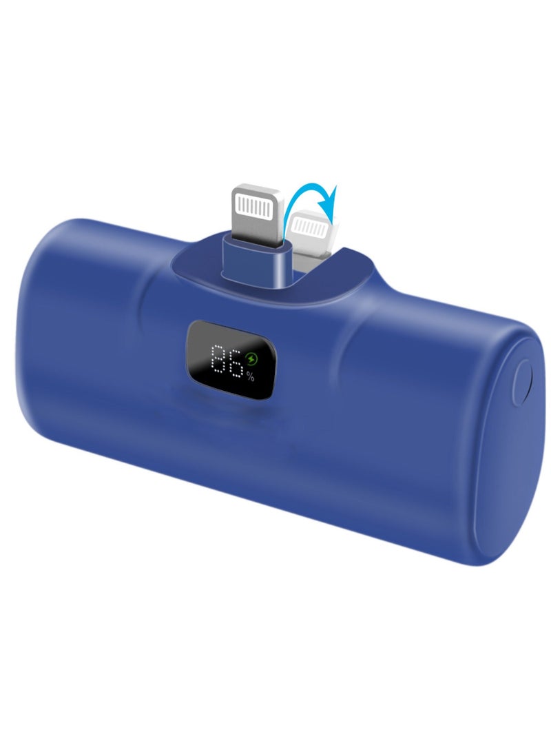 Raxoom Ultra-compact Fast Charging Power bank 5000mah Lighting Blue