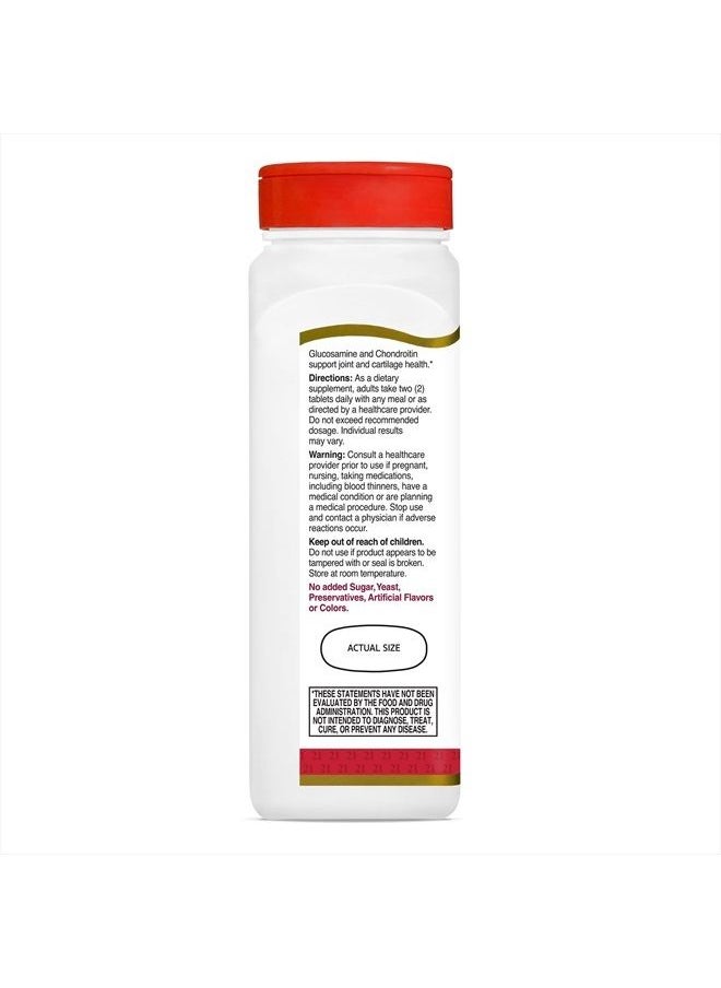 21st CENTURY - Glucosamine Chondroitin 750/600mg - Triple Strength, Tablets, 150 Count - Image 1